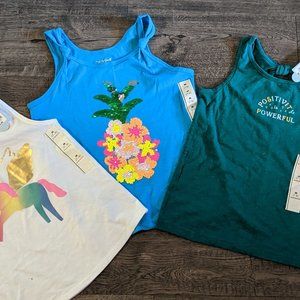 Cat and jack tank tops sz 7/8